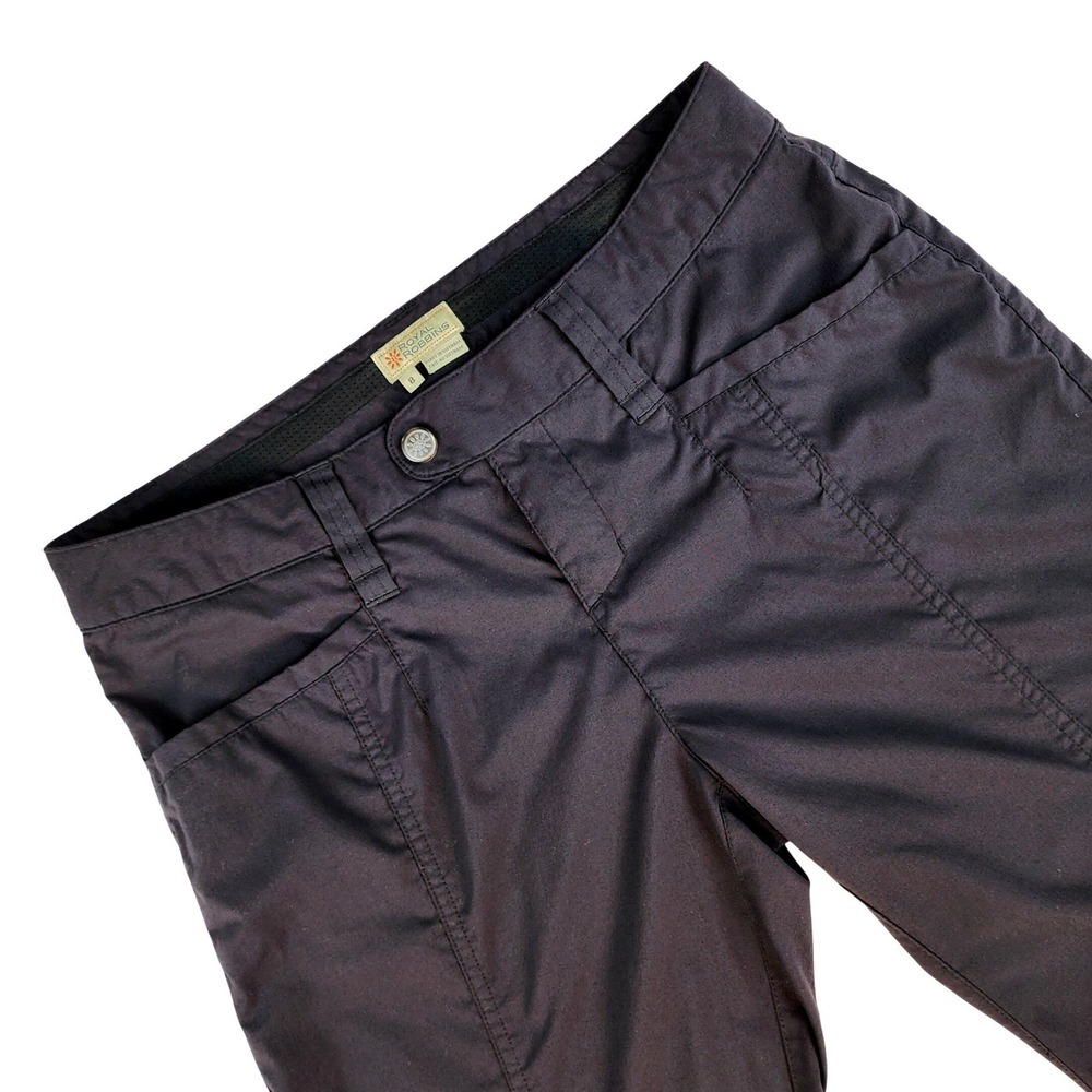 Royal Robbins Hiking capri Womens 8 Navy Blue Outdoor Performance Synthetic